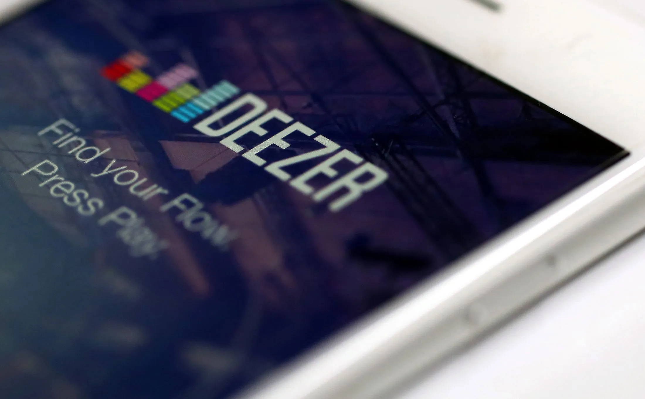 The Deezer app.
