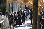 A line outside a Covid-19 testing site in New York on Dec. 20.