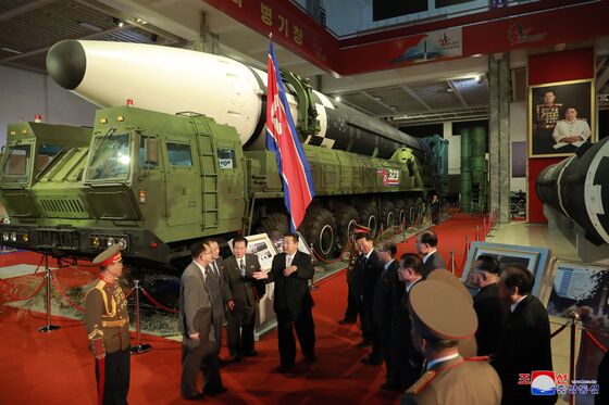 Kim Jong Un Shows Off Expanding Array of Missiles to Hit U.S.