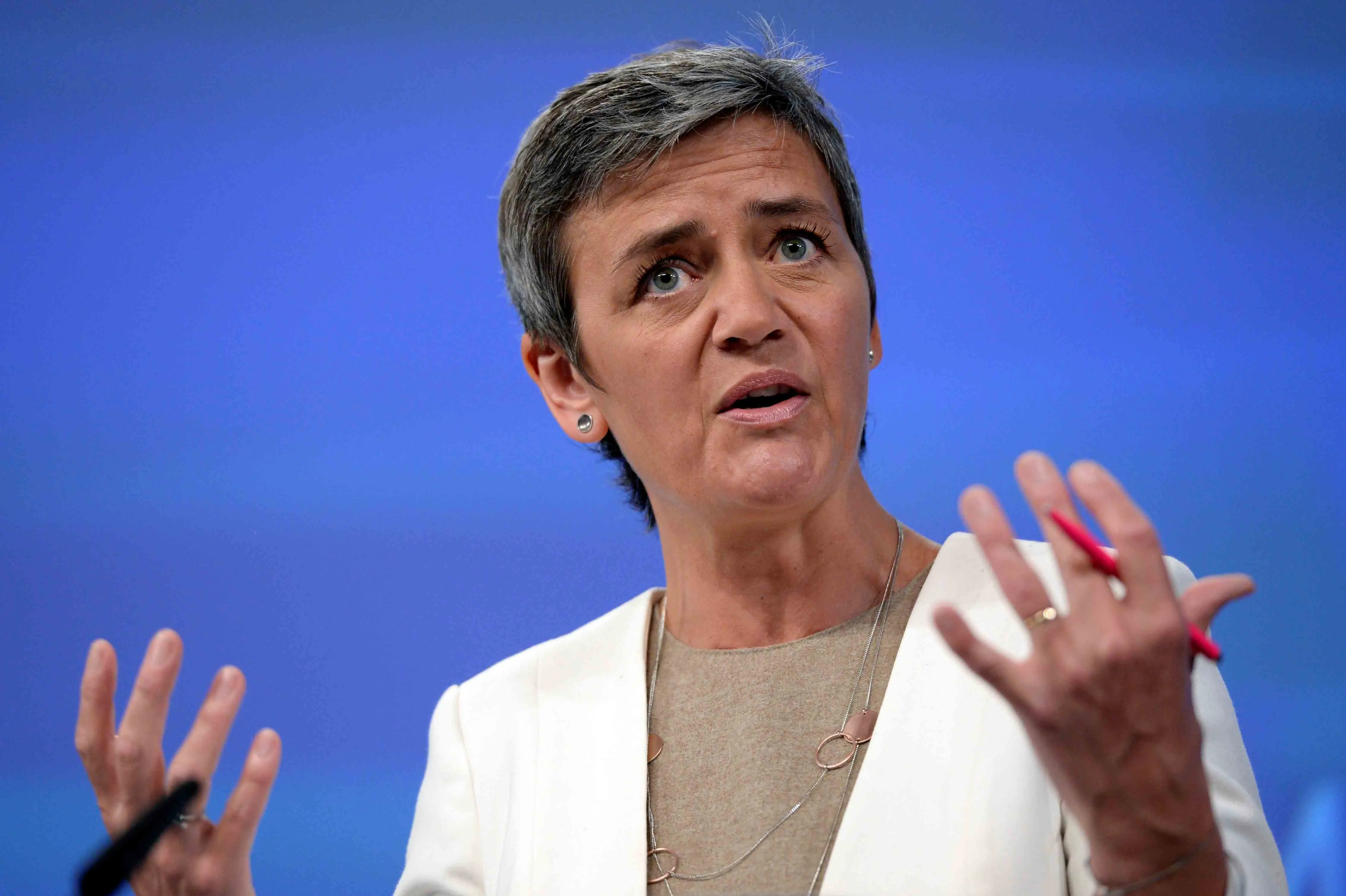European Union Commissioner for Competition Margrethe Vestager.
