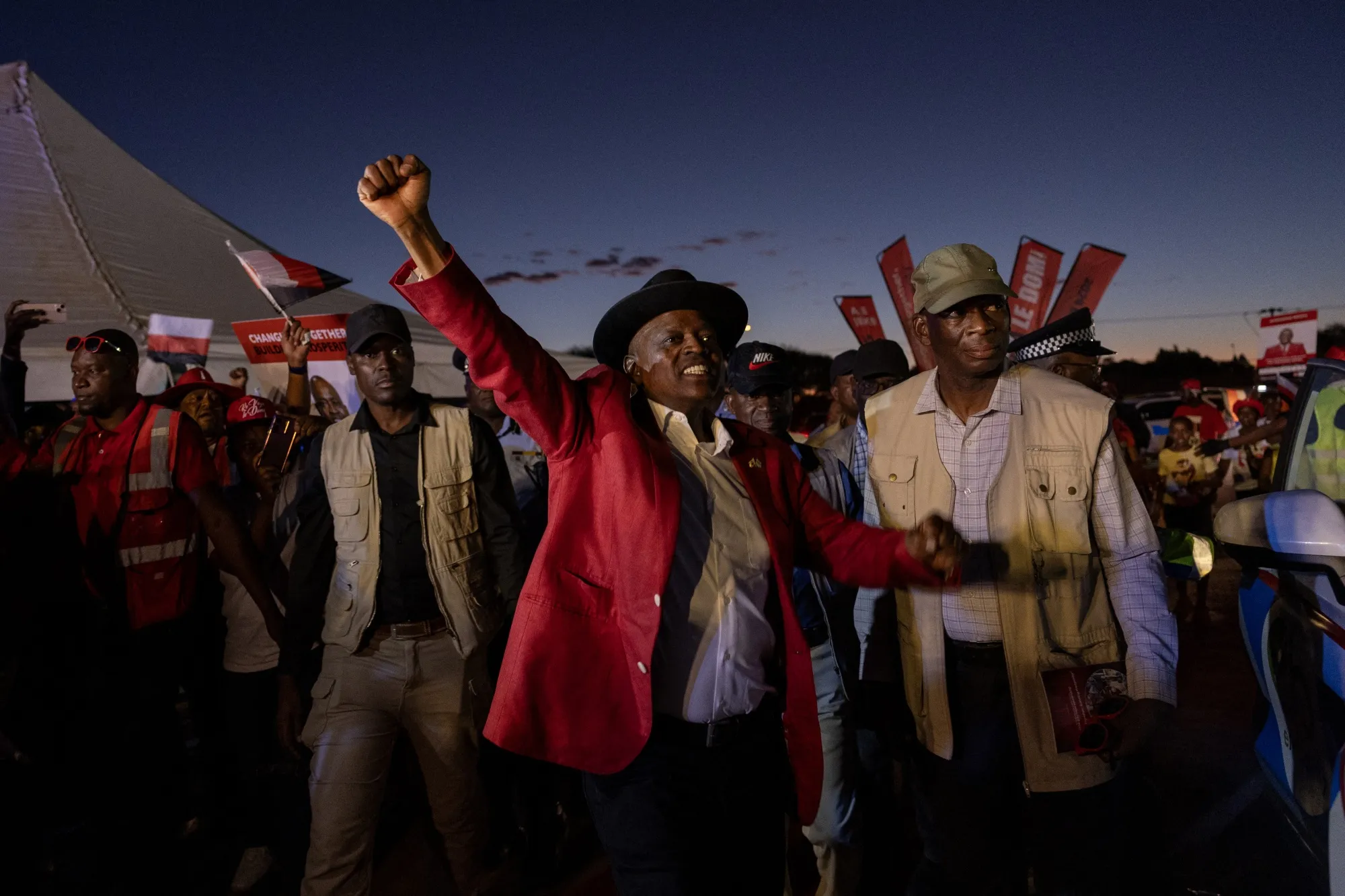 Mokgweetsi Masisi&nbsp;on Oct. 29.
