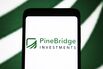 In this photo illustration, PineBridge Investments LLC logo