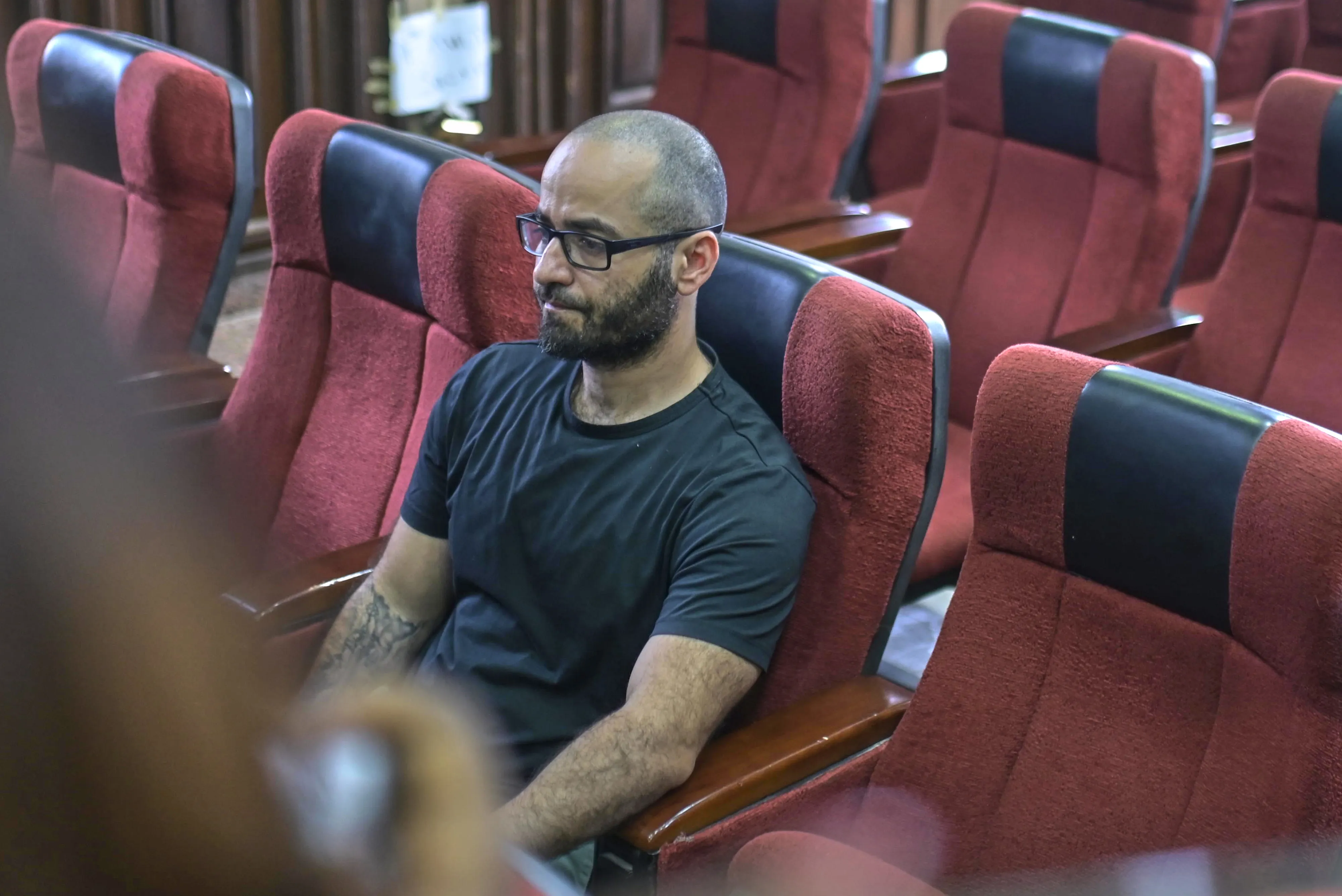 Tigran Gambaryan in court in Abuja, on April 4.