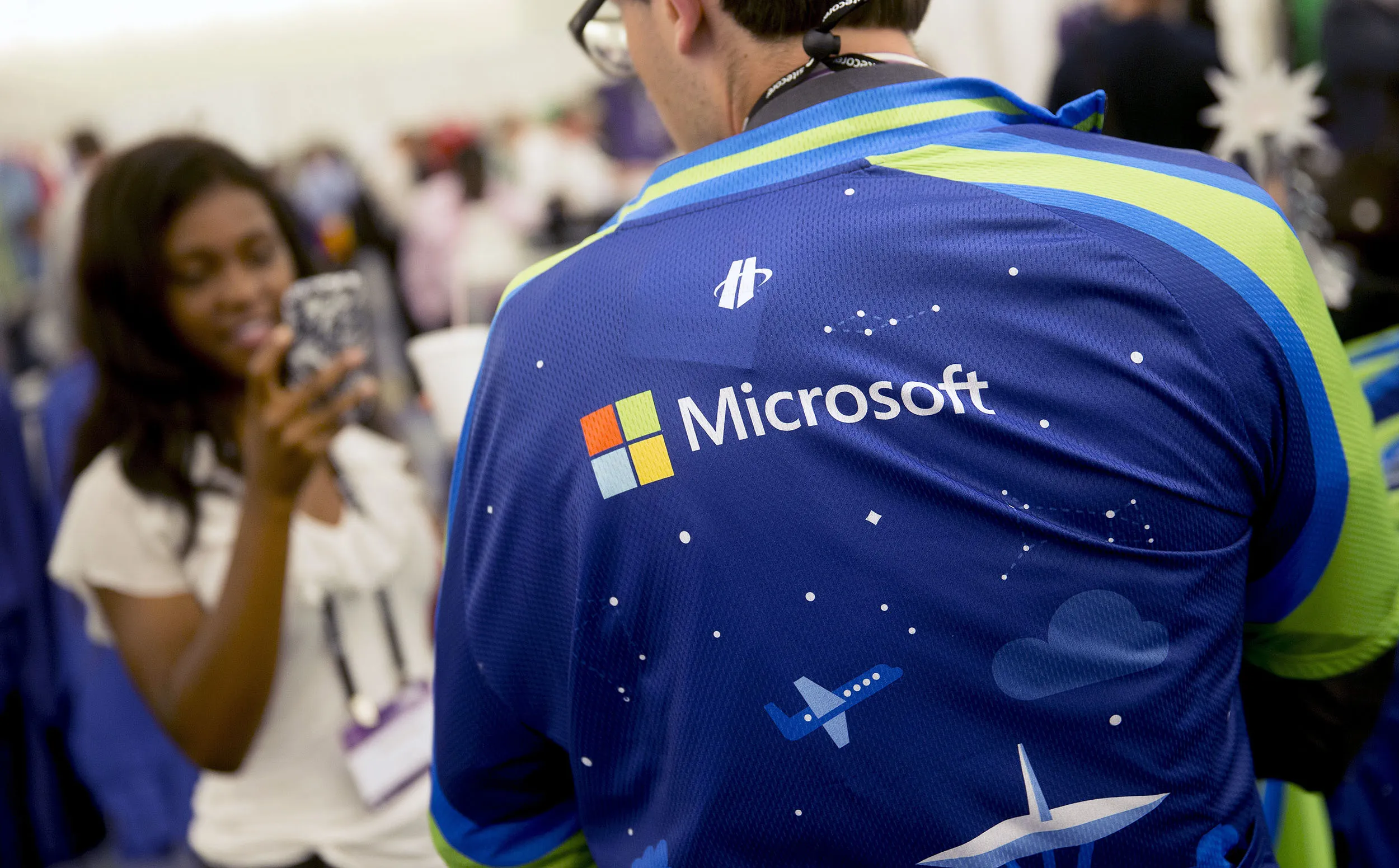 The Microsoft Worldwide Partner Conference in Washington, D.C., on July 16, 2014.
