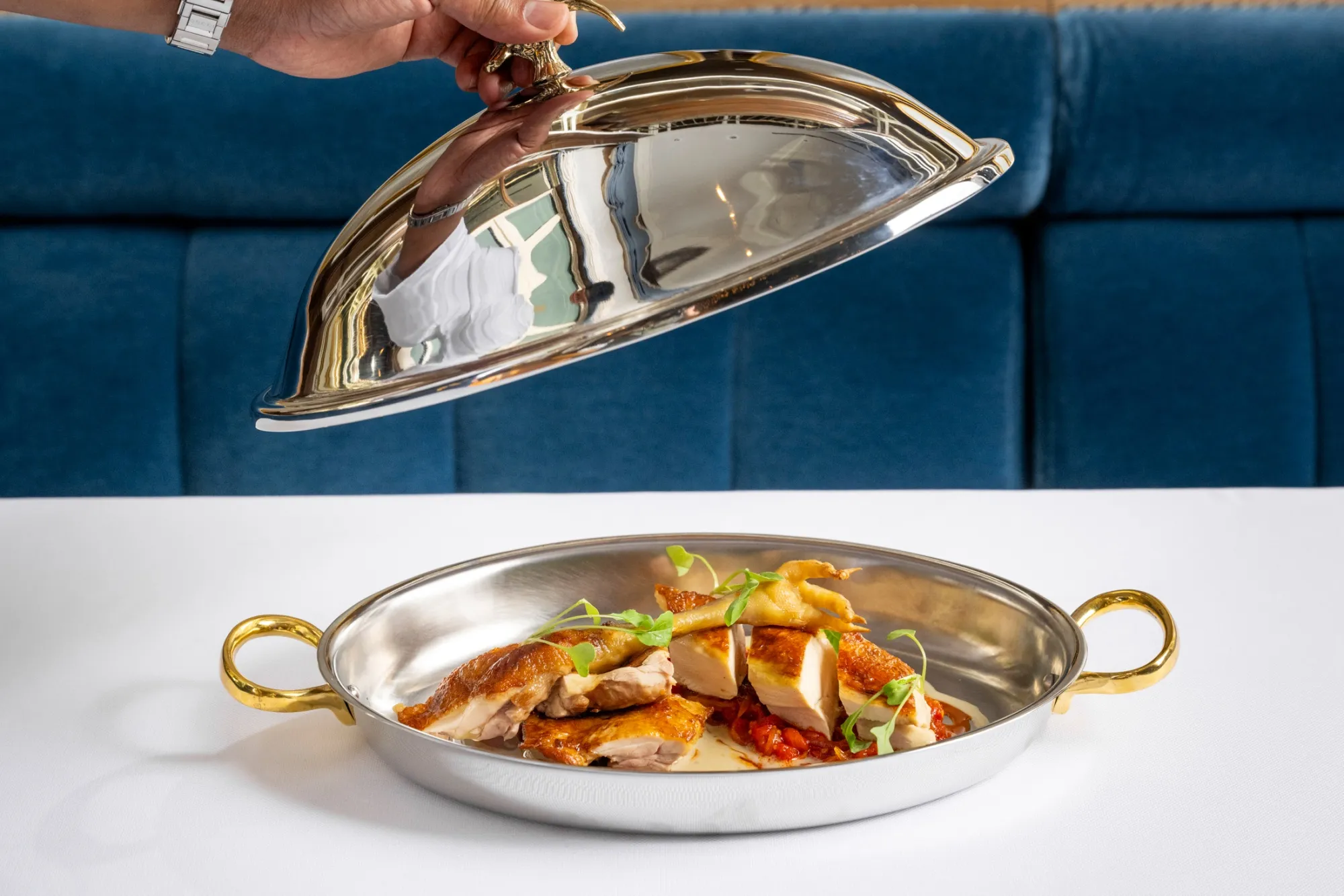 You won’t find any tapas-size&nbsp;dishes at Cafe Carmellini.&nbsp;