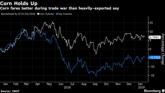 Corn Calls Out to U.S. Farmers as Trade War Erodes Soy Profits
