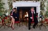 トランプ大統領(右)とメラニア夫人(左)