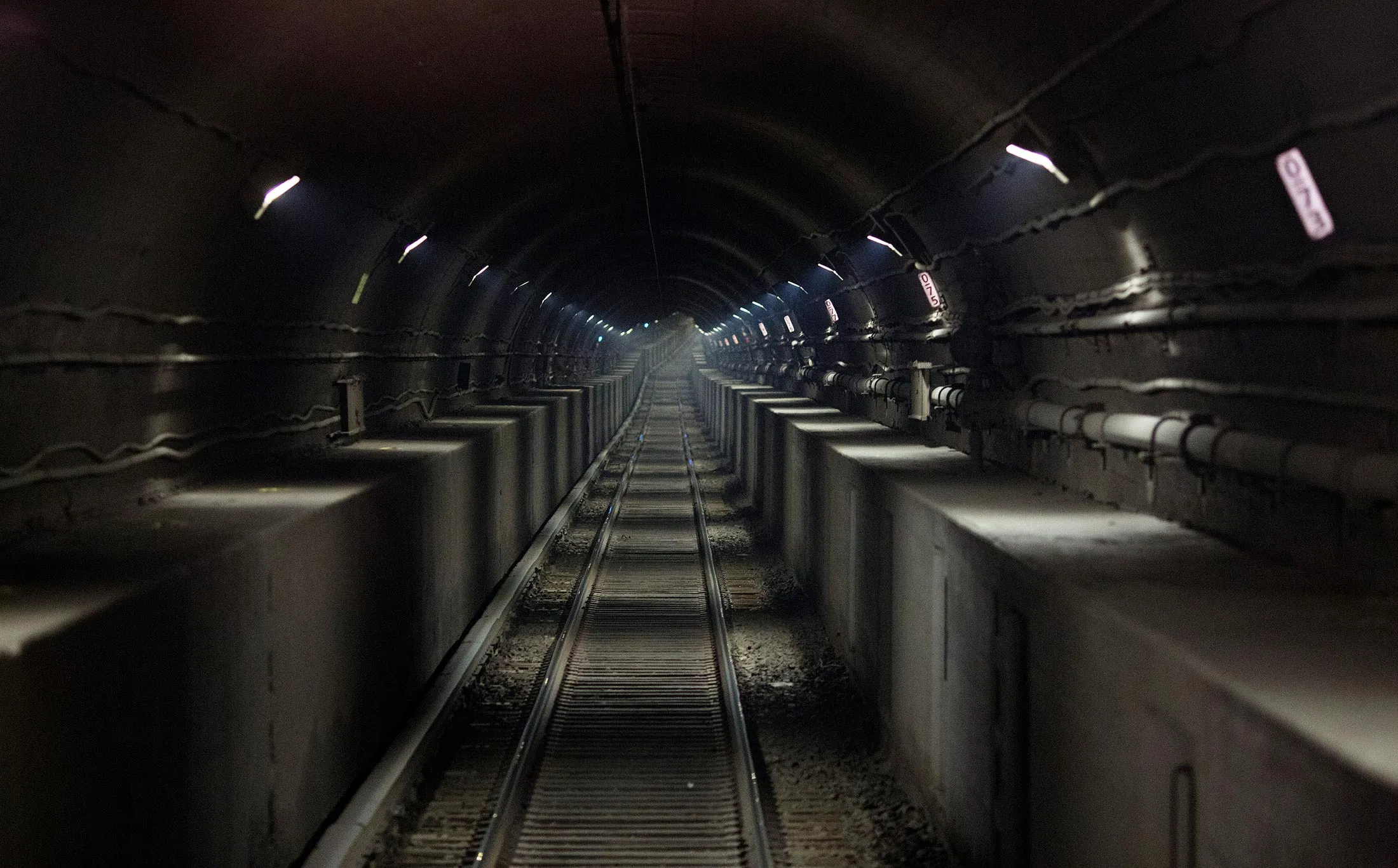 The north tube of the North River Tunnel under the Hudson River on Thursday, August 20, 2015.
