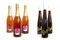 Meads from Enlightment Wines: C.A.S. Sparkling Apple Mead With Cherry, Saint Crimson.