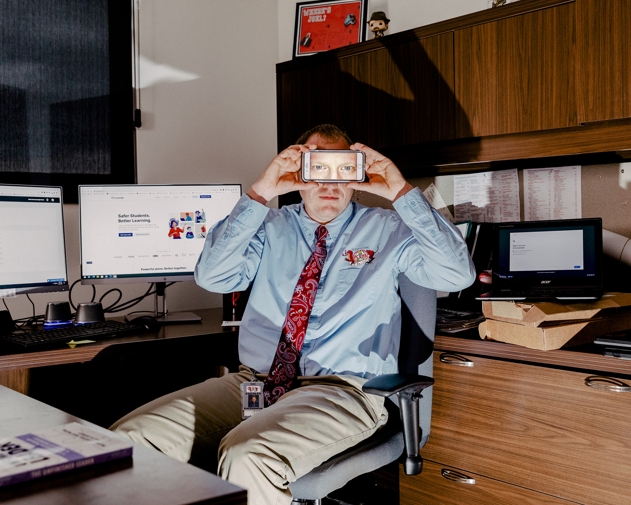 Joel Schmieg, early adopter and principal of Pekin Community High School.