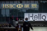HSBC Headquarters in Hong Kong Ahead of Earnings Results
