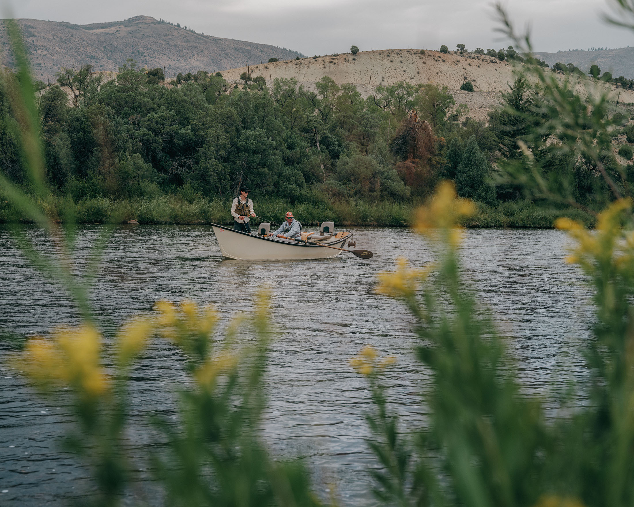 Fly-fishing on the Colorado River.