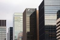 Tokyo's Business District Ahead of Bank of Japan Rate Decision