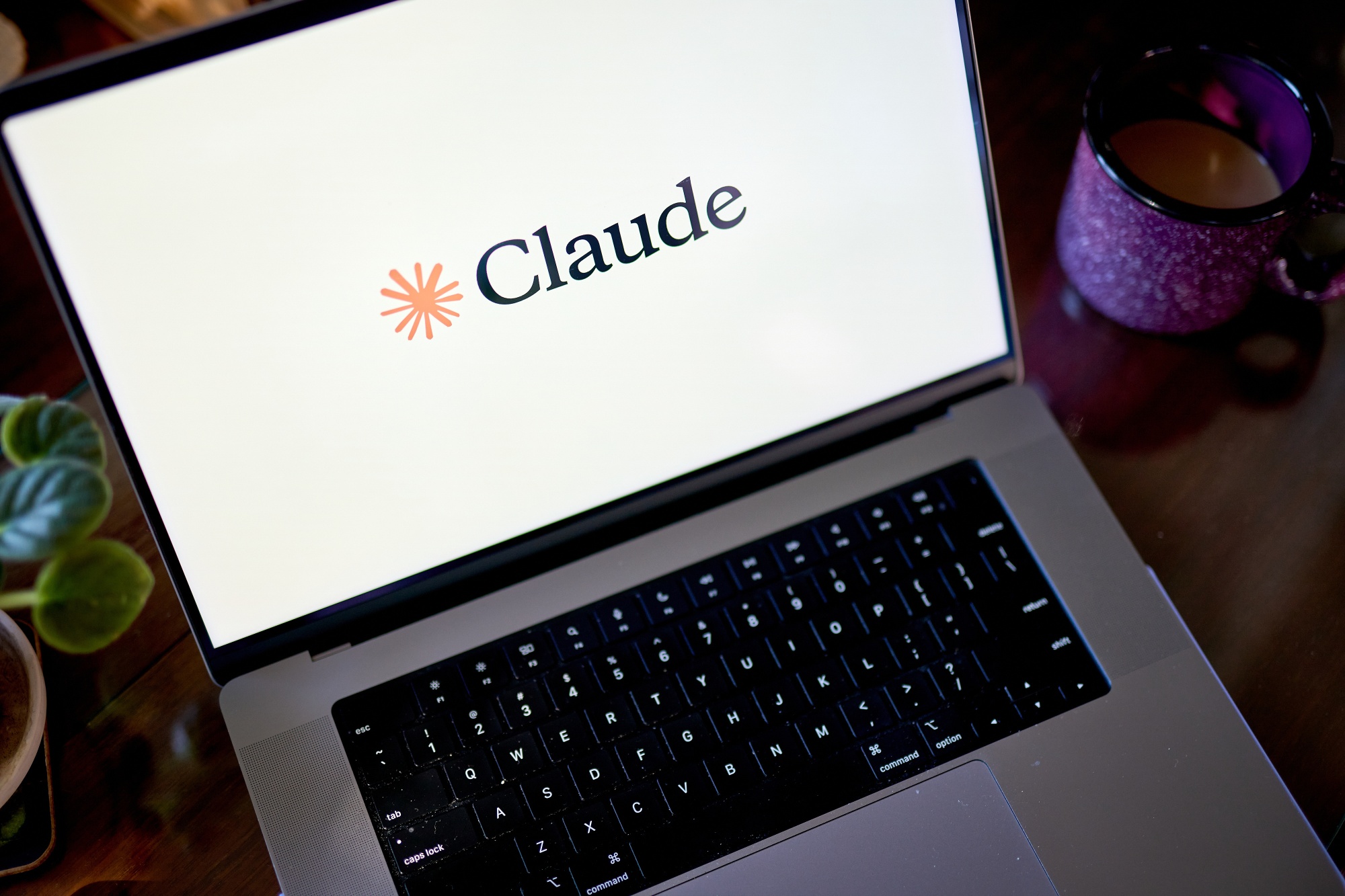 The Anthropic Claude logo on a laptop arranged in New Hyde Park, New York, US, on Friday, Aug. 22, 2025. Anthropic is nearing a deal to raise as much as $10 billion in a new round of funding, according to people familiar with the matter, a higher than expected sum and one of the largest megarounds to date for an artificial intelligence startup.