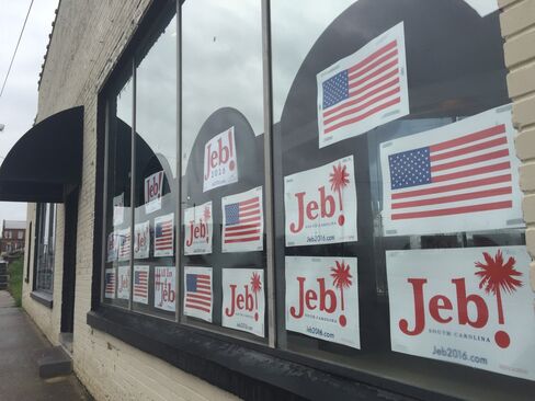 Jeb Bush's campaign headquarters in Columbia, South Carolina
