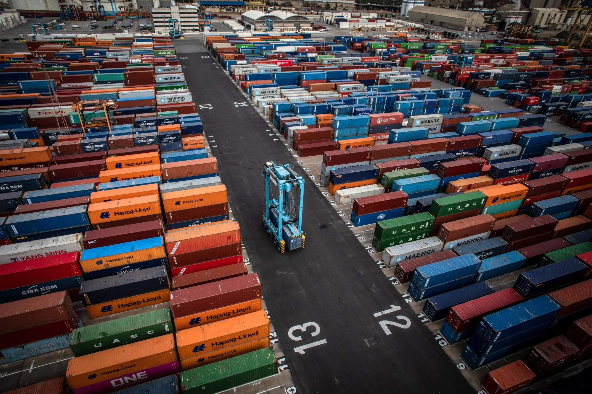 The Port of Barcelona in Barcelona, Spain.