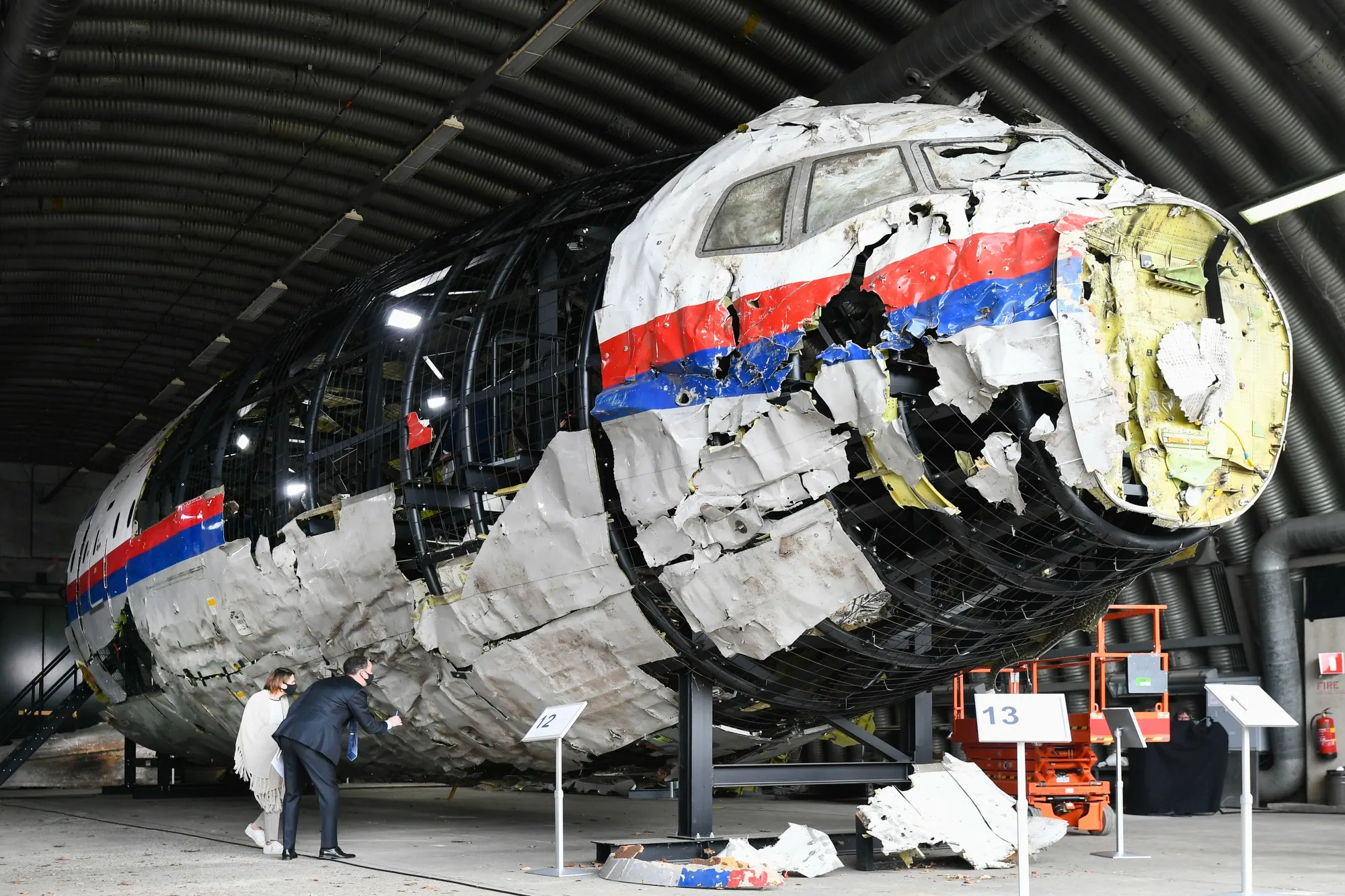 MH17 Malaysia Airlines Flight wreckage