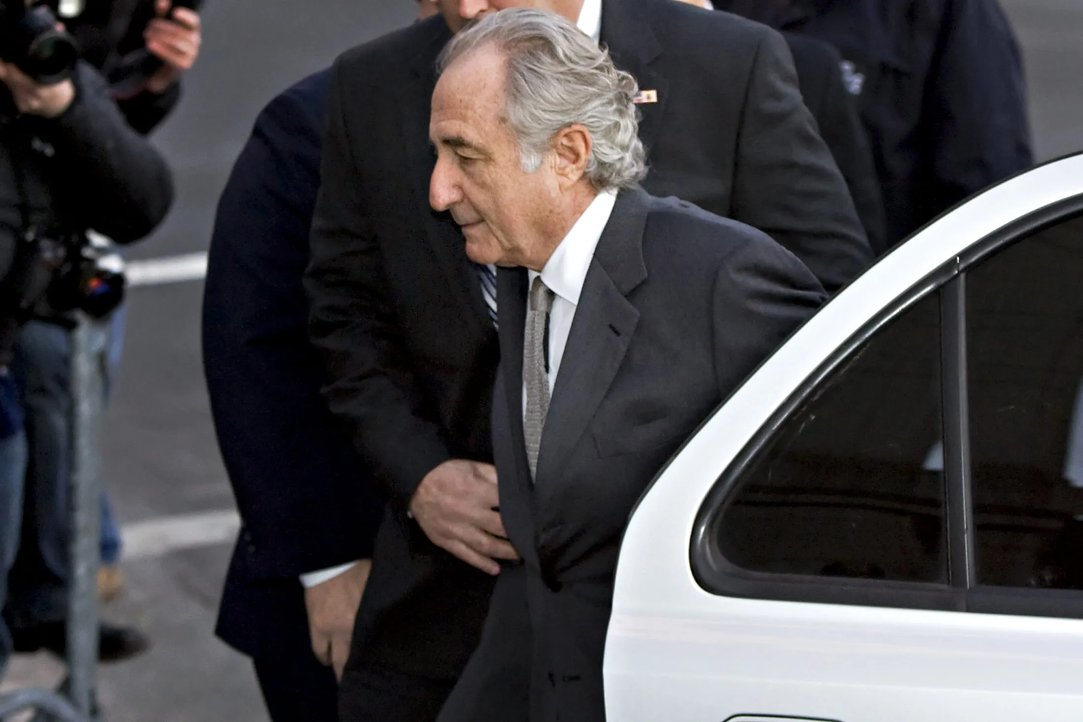 Bernard Madoff&nbsp;is escorted into federal court in New York, on&nbsp;March 12, 2009.&nbsp;