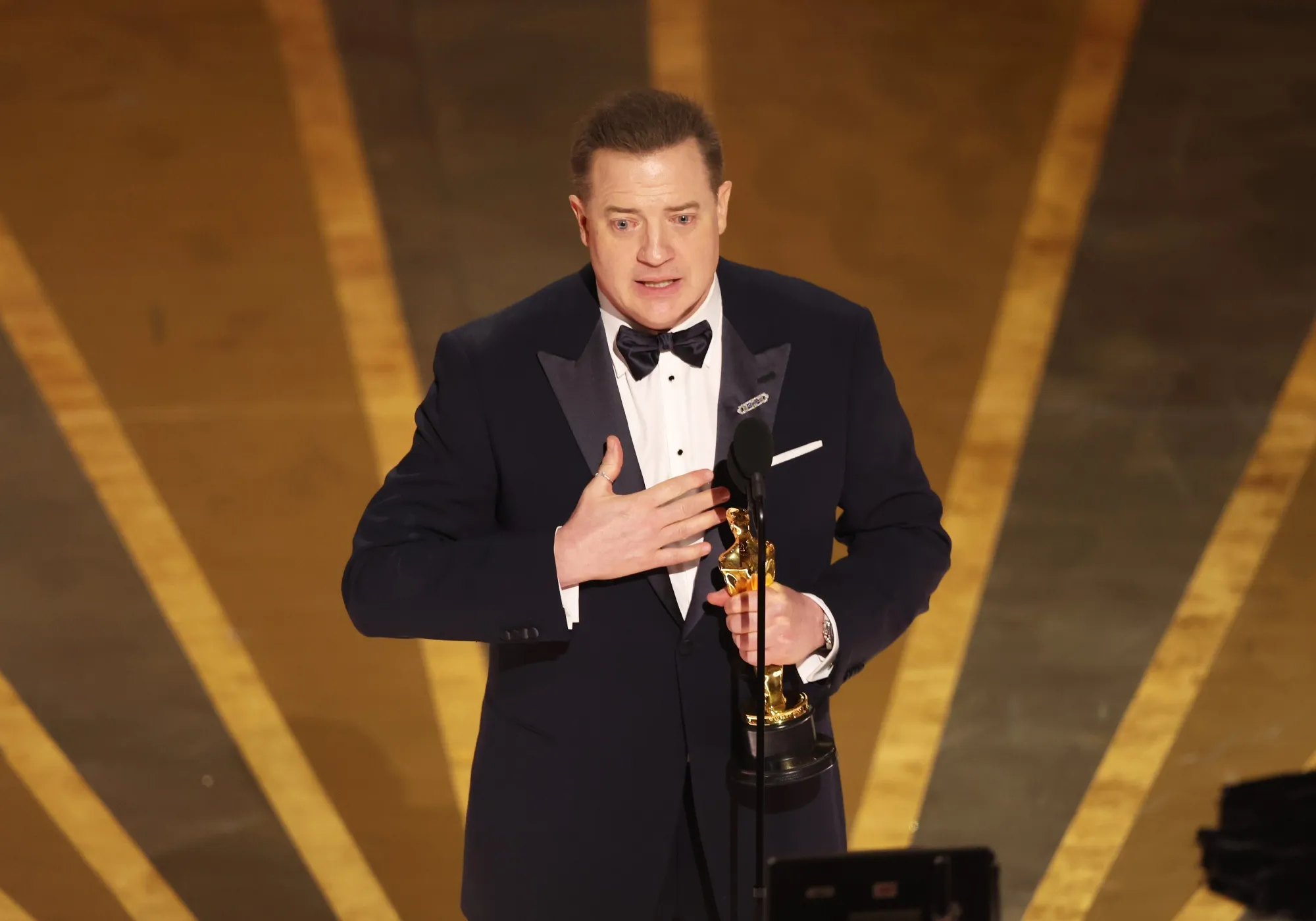 Brendan Fraser wins best actor Oscar in career comeback - Bloomberg