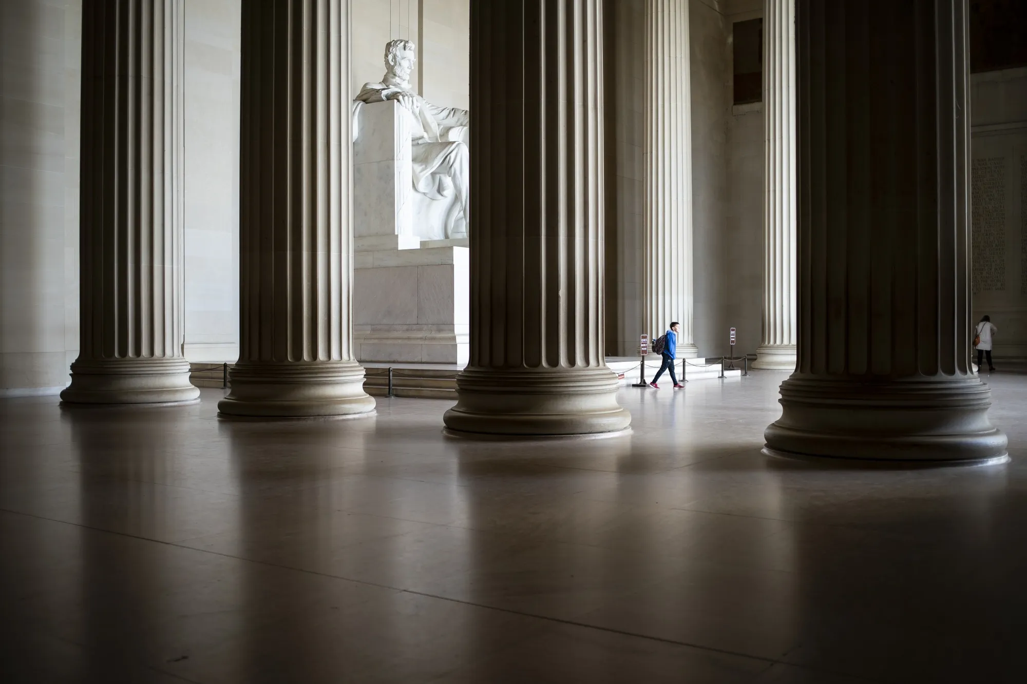 The National Mall As Senate To Vote Today On House Virus Bill