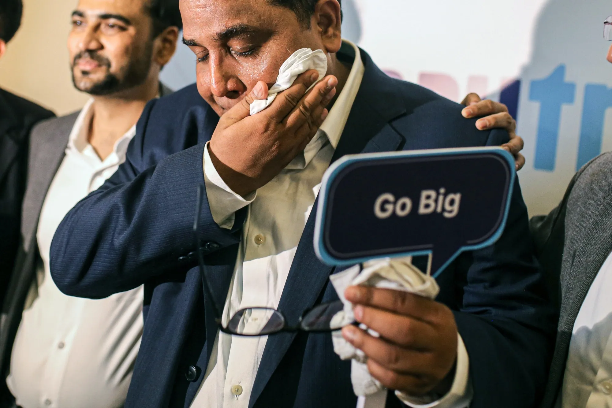 Vijay Shekhar Sharma, founder and chairman of One97 Communications Ltd., operator of Paytm, at&nbsp;the company’s listing ceremony in 2021.