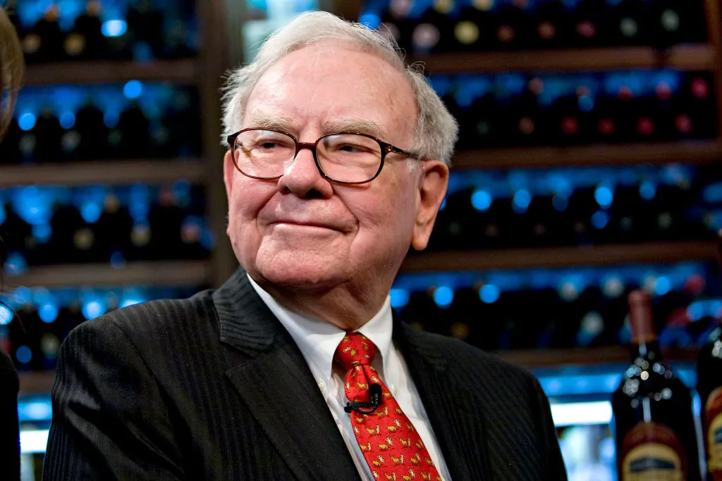 Warren Buffett, biding his time.