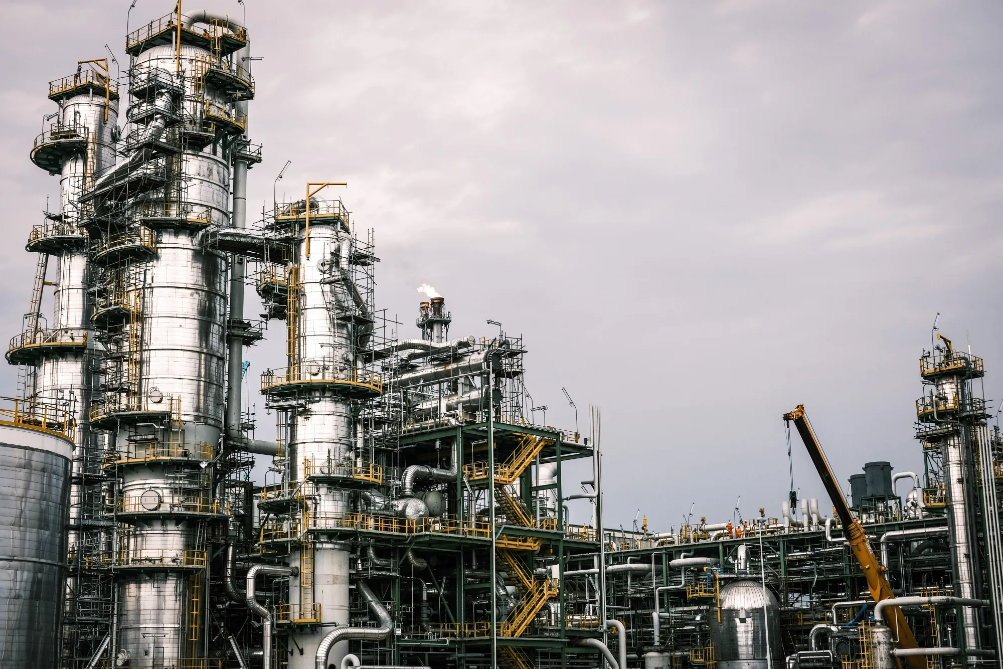 An oil refinery outside Lagos, Nigeria.