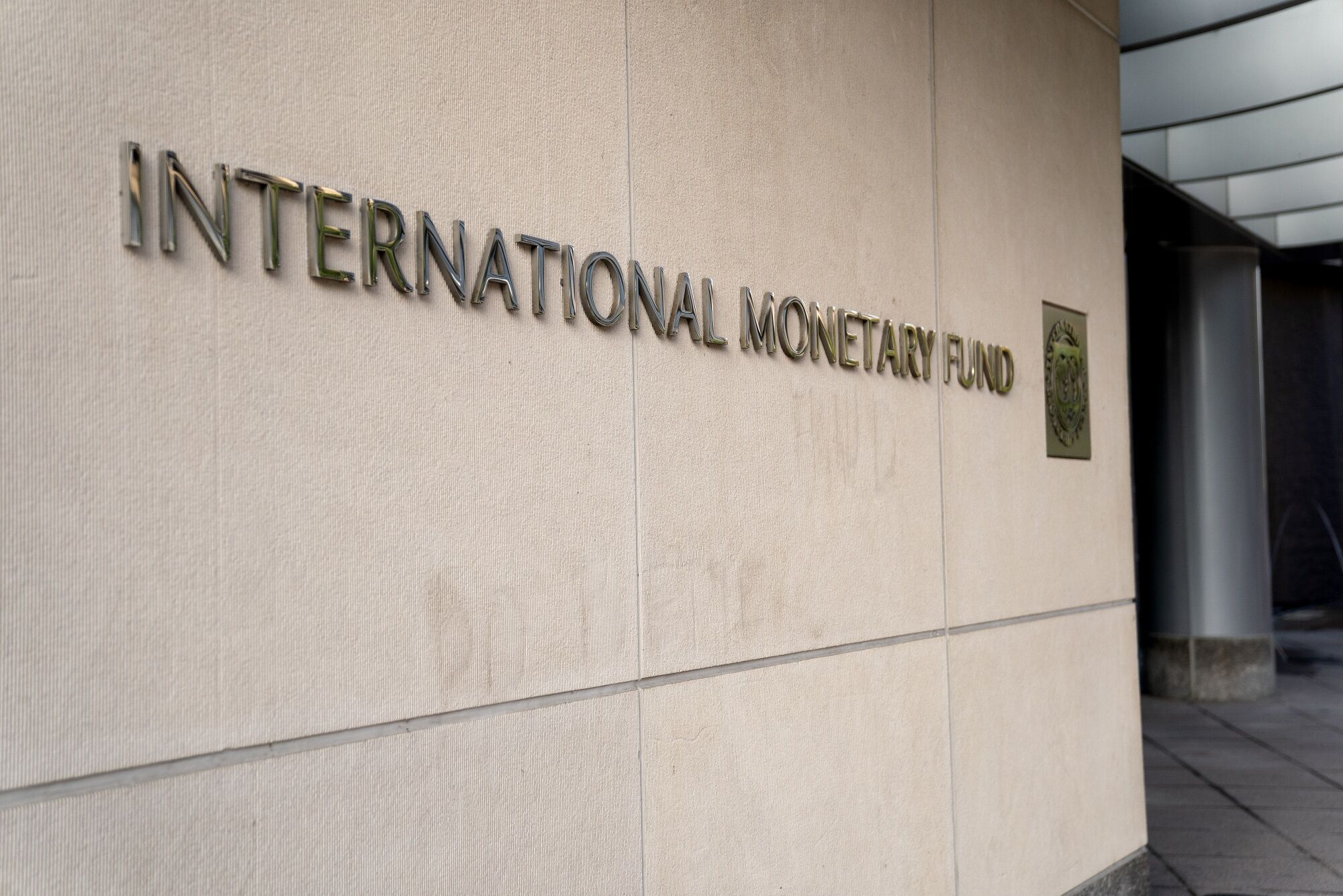 The International Monetary Fund in Washington, D.C., U.S., on Friday, Oct. 8, 2021. The Senate approved legislation Thursday that pulls the nation from the brink of a payment default with a short-term debt-ceiling increase, breaking a weeks-long standoff that rattled financial markets.