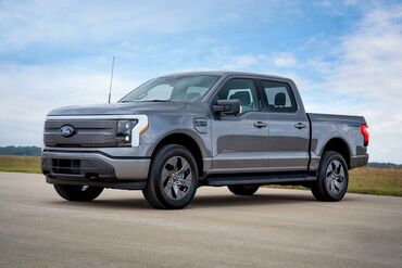 The F-150 Lightning truck.