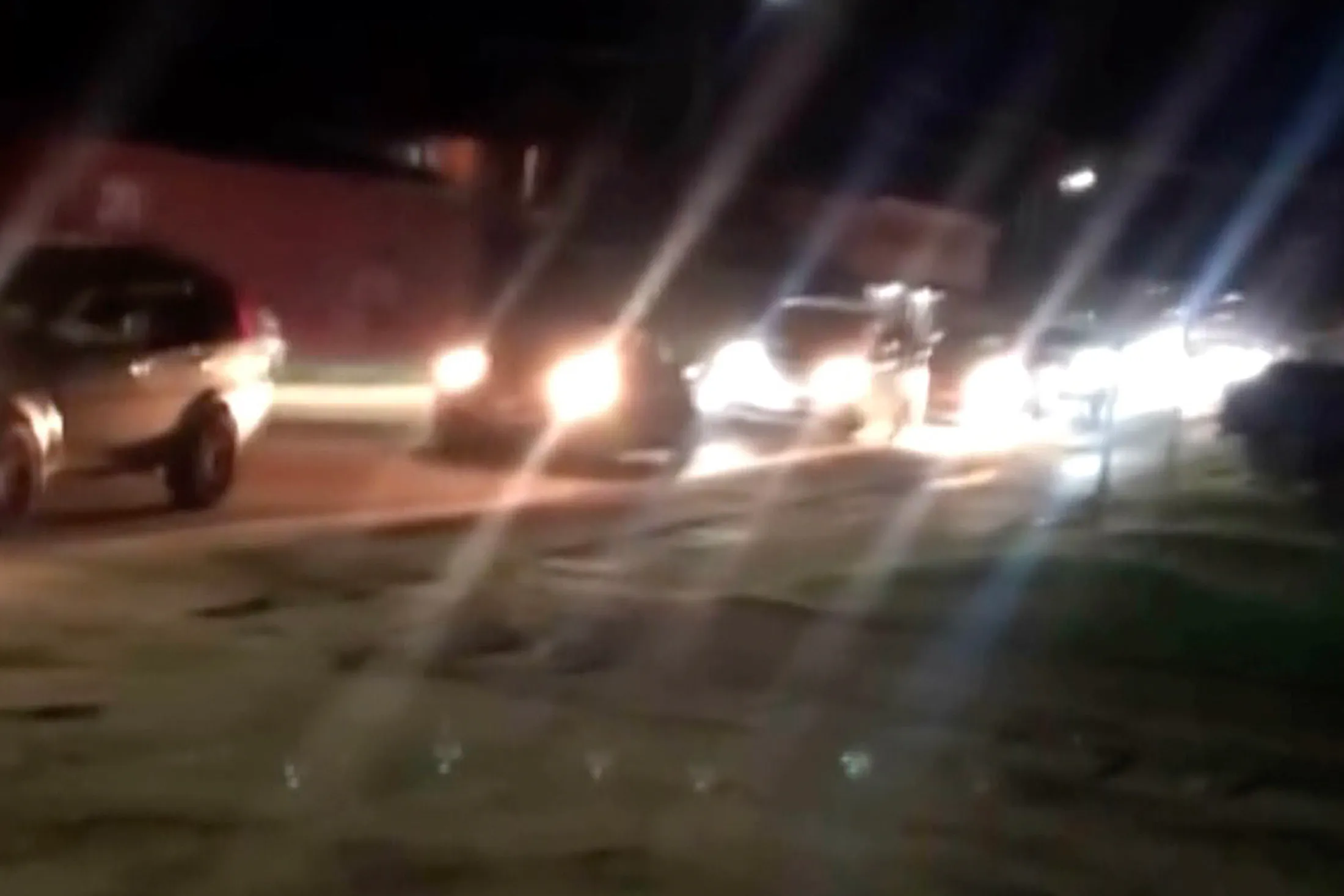 Vehicles in traffic after a strong 7.1 magnitude earthquake hit near Tonga, prompting an initial tsunami warning that was later lifted for the Pacific island country.&nbsp;