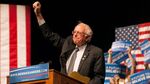Democratic presidential candidate Bernie Sanders speaks during a rally on April 5, 2016, in Laramie, Wyoming.
