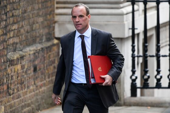 Brexit Deal in Balance as Raab's Dash to Brussels Falls Short