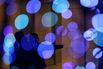 Christmas Illuminations And Shoppers in the Shiodome and Marunouchi Area 