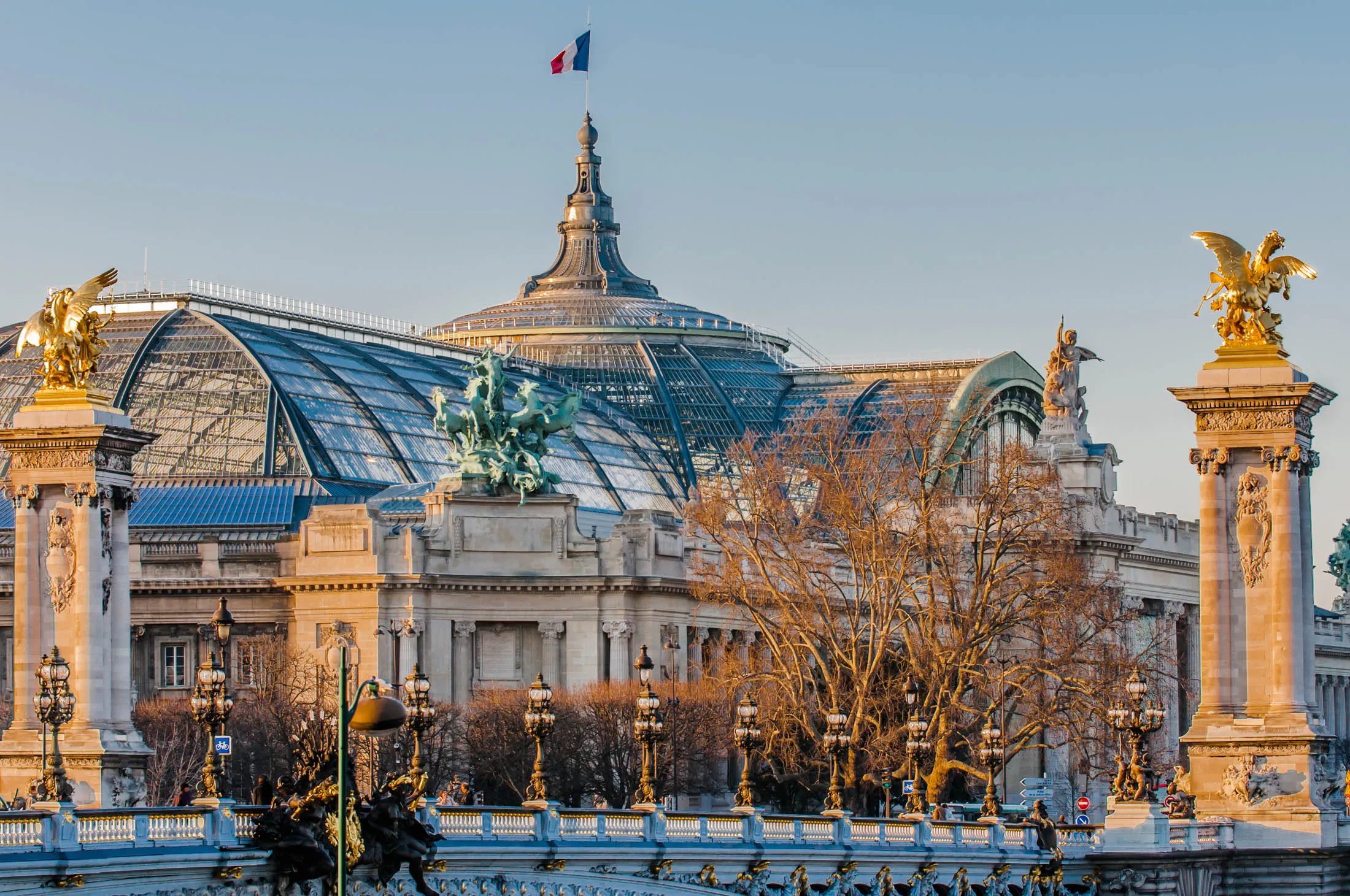 The Grand Palais in Paris.