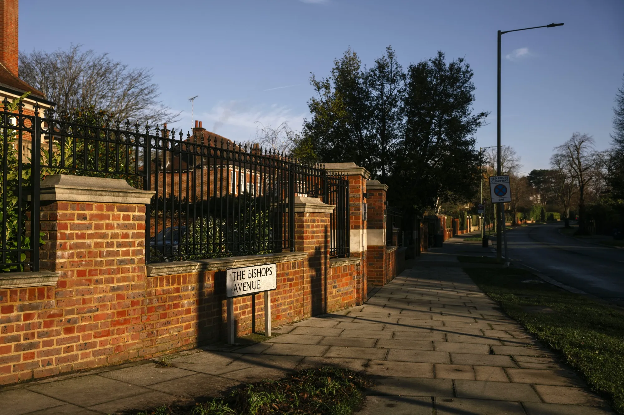 The Bishops Avenue in London.