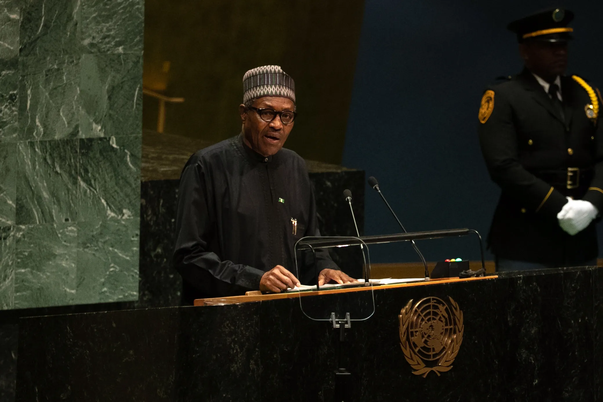 Muhammadu Buhari on Sept. 24.