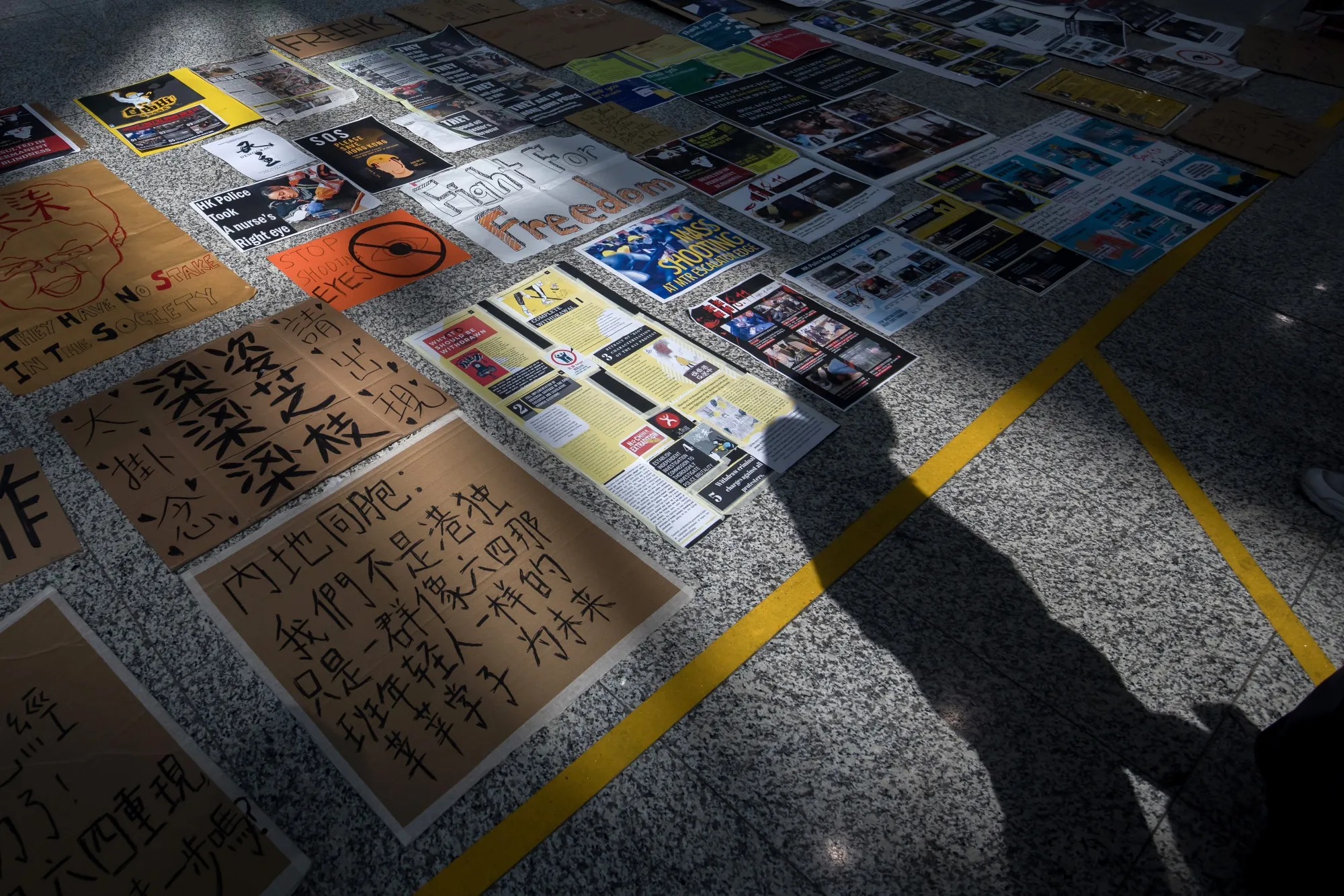 Operations at Hong Kong International Airport After Chaotic Night of Protest