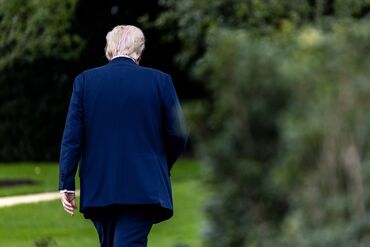 President Trump Returns To White House From Maryland