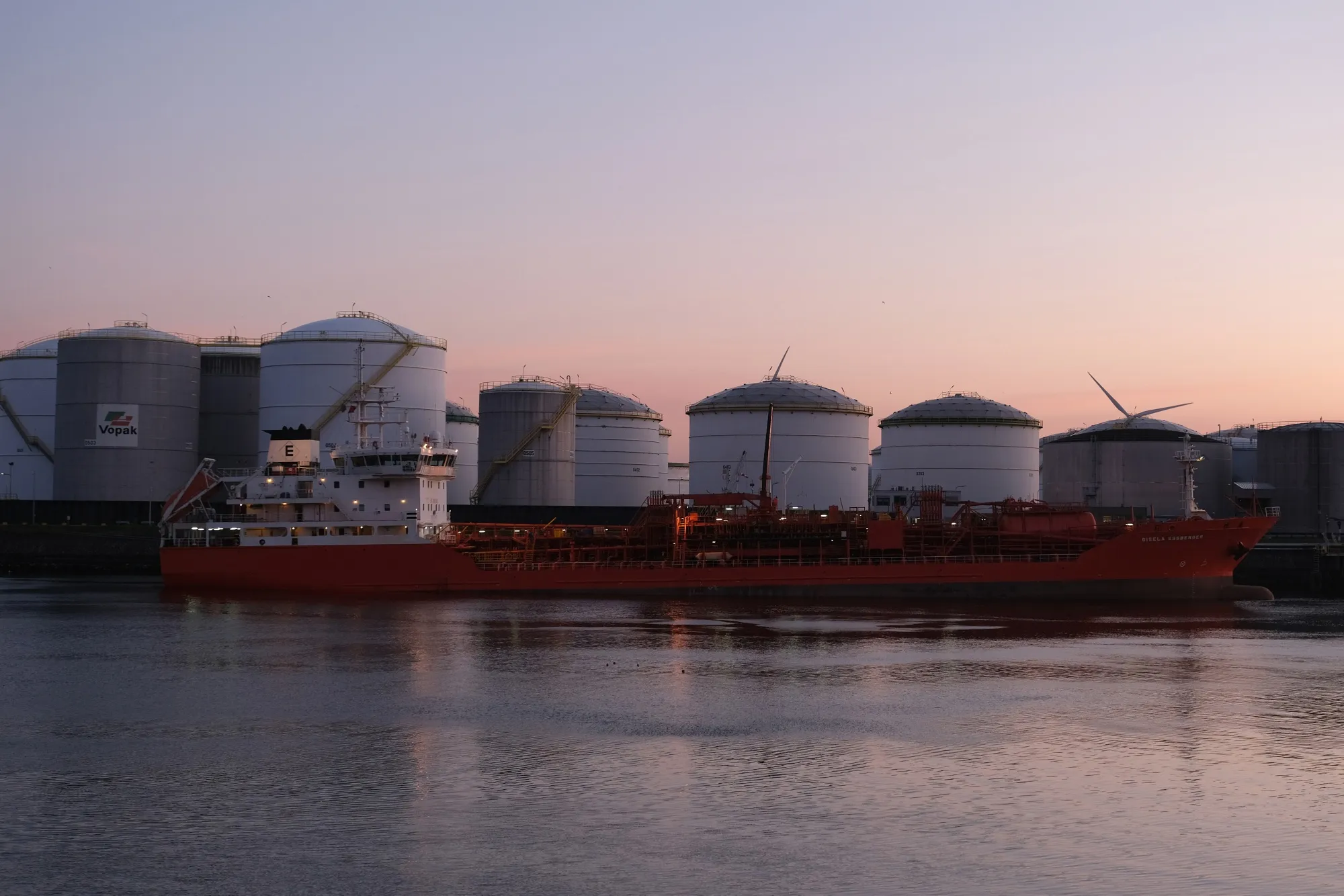 Oil Storage At Rotterdam Port As Global Demand Collapses 
