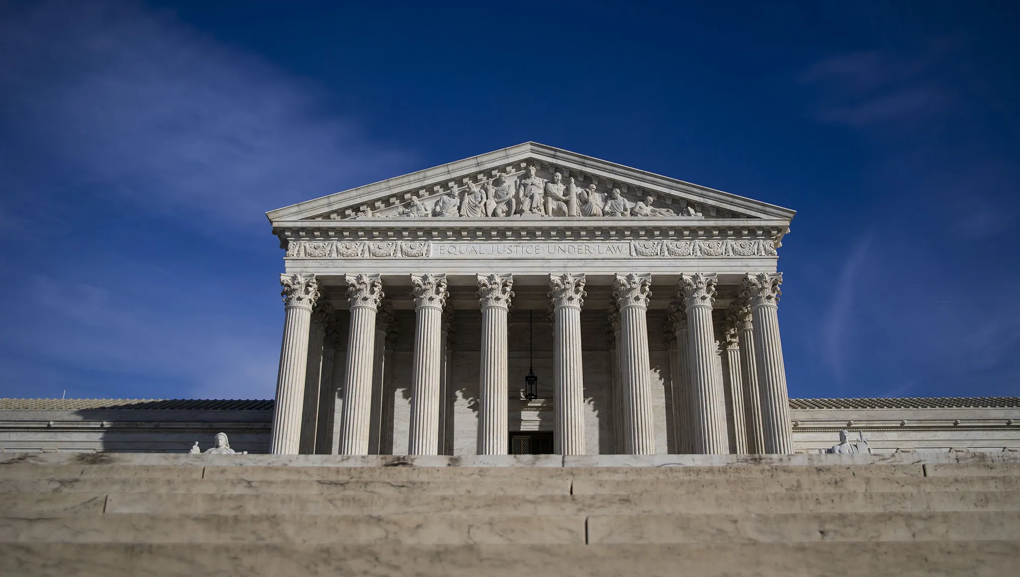 The U.S. Supreme Court building stands in Washington, D.C.