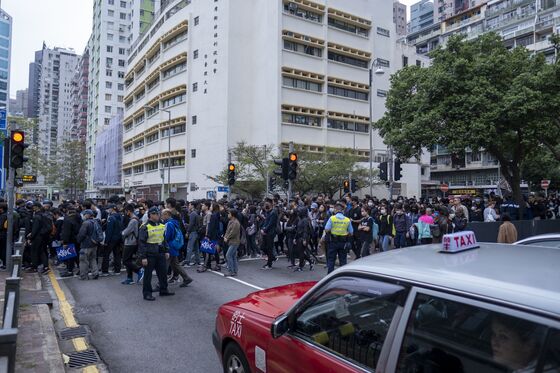 Protesters Block Roads After Police Halt Rally: Hong Kong Update