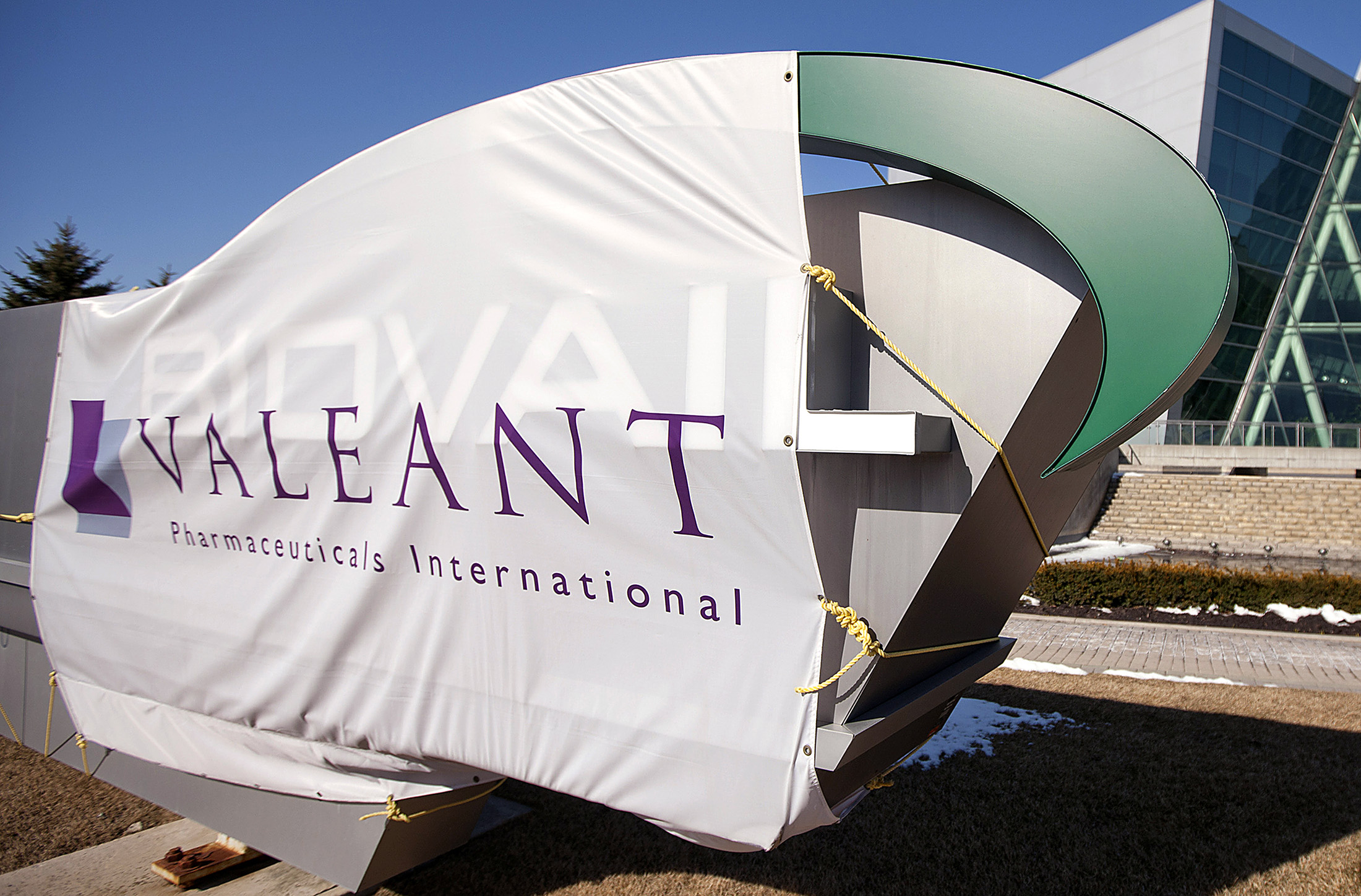 Valeant Pharmaceuticals International Inc. in Mississauga, Ontario, Canada, on March 30, 2011.
