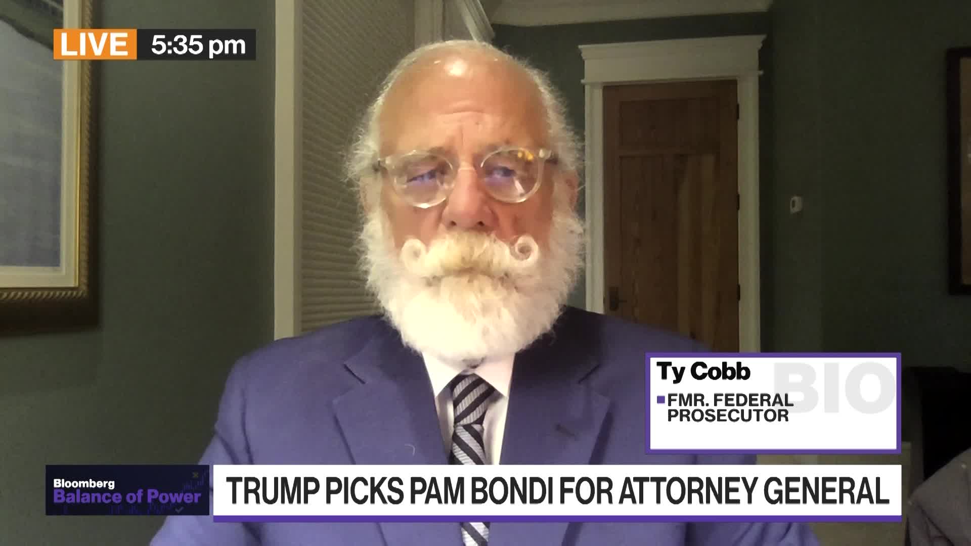 'Knows How to Get Things Done:' Ty Cobb on Pam Bondi