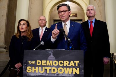 Congressional Lawmakers Continue Work On Funding Bill After Government Shuts Down