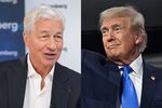 Jamie Dimon and Donald Trump