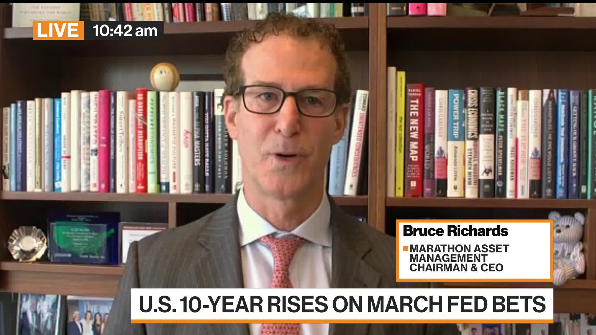 Watch Marathon's Richards On Fed Policy, Credit Markets, China - Bloomberg