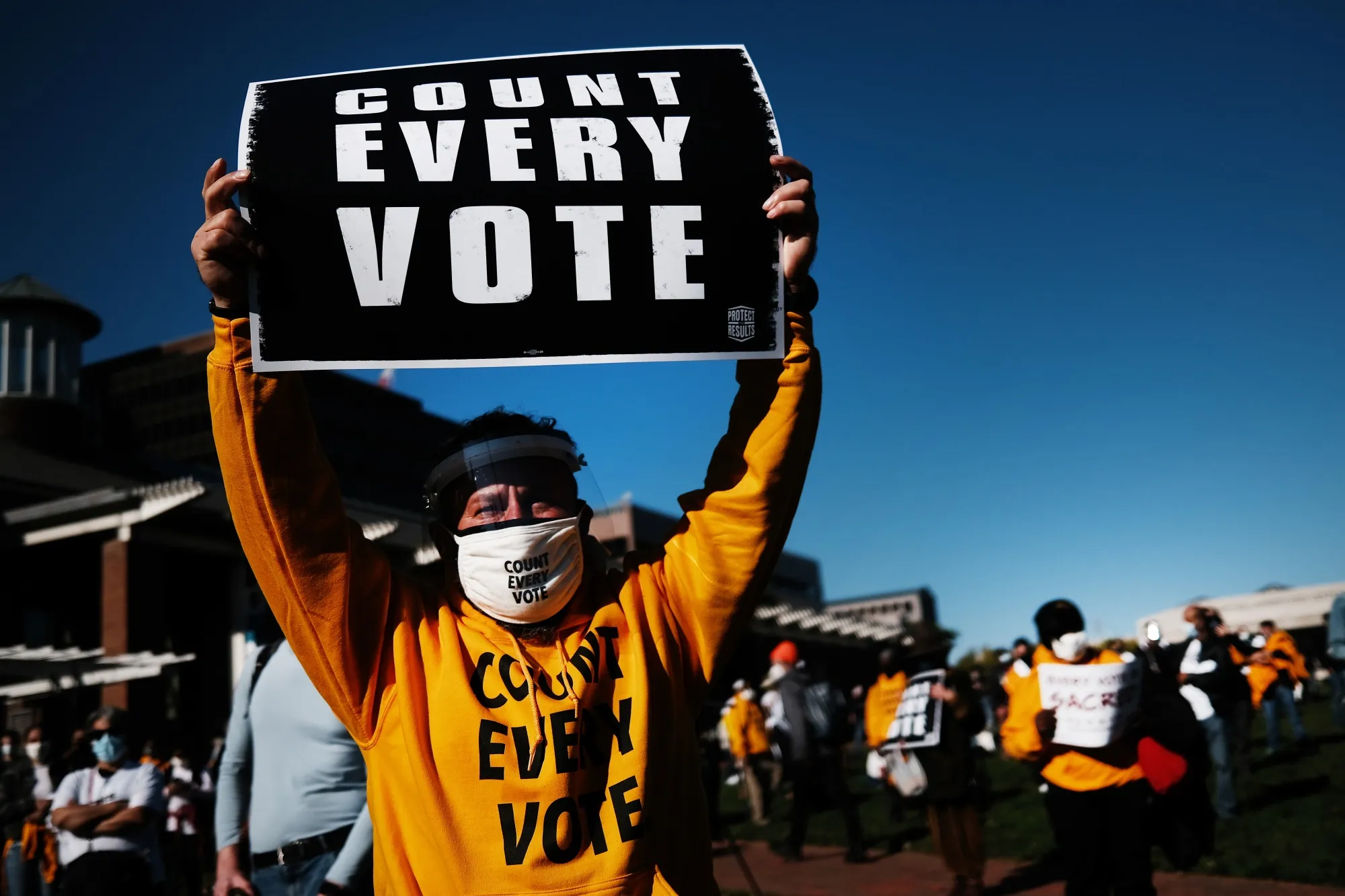 There’s no legal reason to stop counting votes.