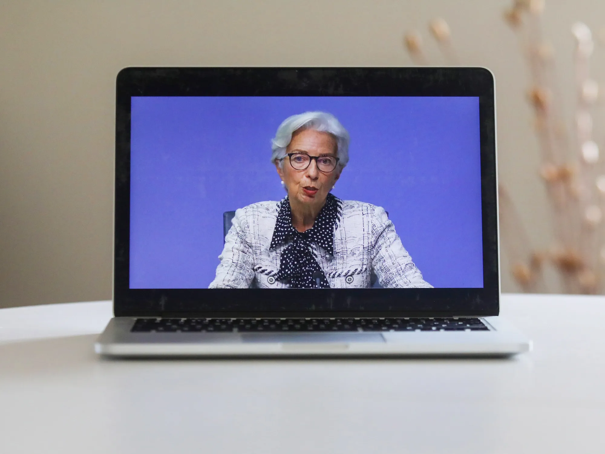 Lagarde noted that an upturn in infections has come earlier than expected, creating a “clear risk” to the economic outlook.