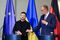 Volodymyr Zelenskiy and Friedrich Merz in Berlin on May 28