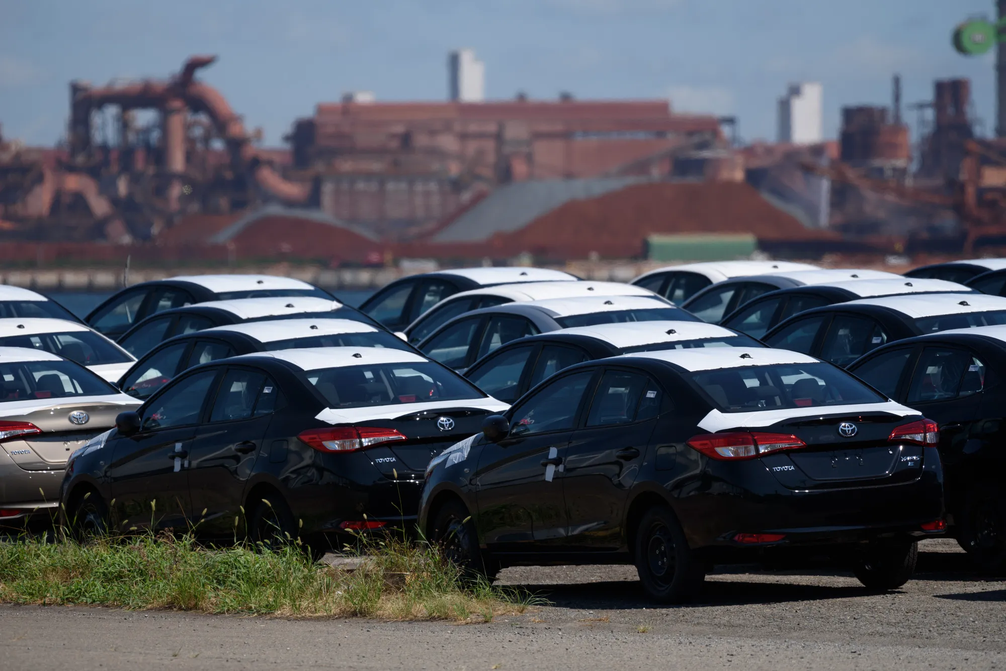 Industrial Landscapes and Shipping Activities at Nagoya Port Ahead of Japan Trade Figures